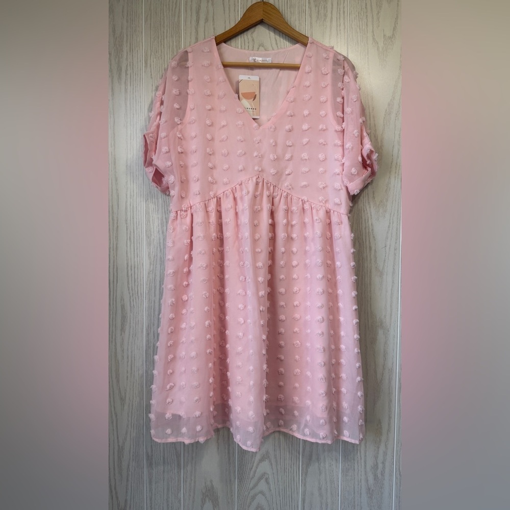 KIRUNDO Dresses Casual Short Sleeve Babydoll Dress Maternity Dress Size N NWT - Picture 6 of 6